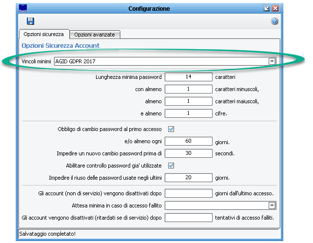 Vincoli Minimi Gdpr