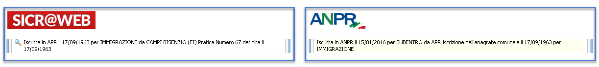 Iscrizione in Locale ed in ANPR