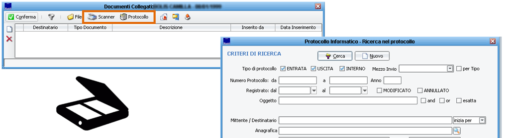 Scanner o Protocollo