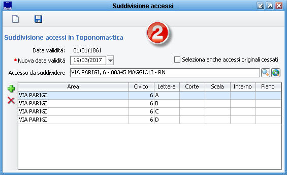 Variazione Toponomastica