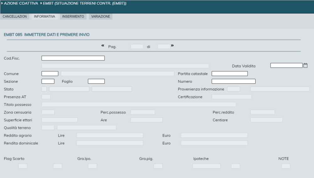 Situazione terreni contr. (EMBT)
